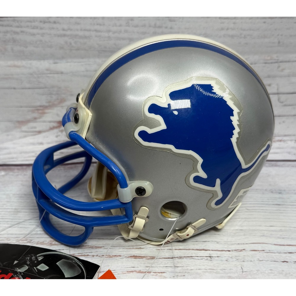 Detroit Lions Riddell VSR-4 Mini Football Helmet Vintage 1995 NFL 3 5/8"